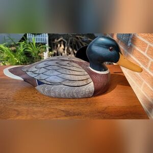 Wooden Mallard Duck